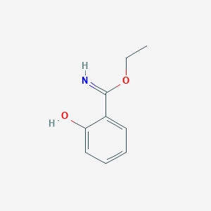 molecular formula C9H11NO2 B1198873 Ethyl 2-hydroxybenzimidate CAS No. 20857-12-9