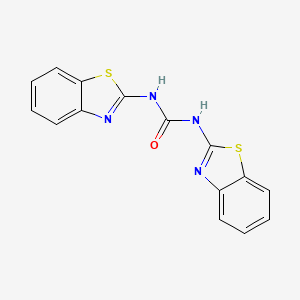 molecular formula C15H10N4OS2 B11988794 1,3-Bis(1,3-benzothiazol-2-yl)urea 