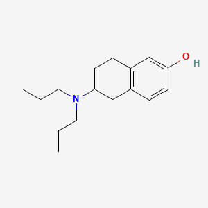 molecular formula C16H25NO B1198883 6-Hydroxy-2-N,N-dipropylaminotetralin CAS No. 75017-01-5