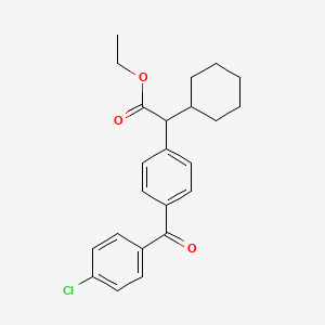 Ethyl 2-[4-(4-chlorobenzoyl)phenyl]-2-cyclohexylacetate
