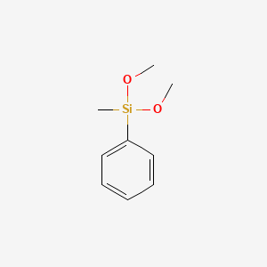molecular formula C9H14O2Si B1198902 Dimethoxymethylphenylsilane CAS No. 3027-21-2