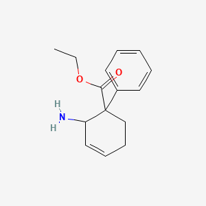 molecular formula C15H19NO2 B1198932 Bisnortilidine 