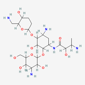 molecular formula C22H43N5O11 B1198971 Ahb-kanamycin A CAS No. 117325-82-3