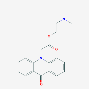 2-(Dimethylamino)ethyl 2-(9-oxoacridin-10-YL)acetate