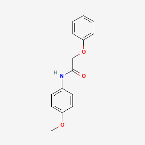 molecular formula C15H15NO3 B11989742 N-(4-methoxyphenyl)-2-phenoxyacetamide 