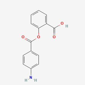 2-(p-Aminobenzoyloxy)benzoic acid