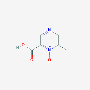 6-Methyl-1-oxido-pyrazin-1-ium-2-carboxylic acid
