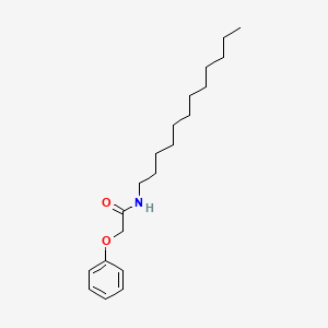molecular formula C20H33NO2 B11989904 Acetamide, N-dodecyl-2-phenoxy- CAS No. 89575-20-2
