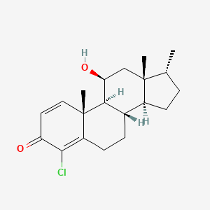 4-Chloro-11-hydroxy-17-methylandrosta-1,4-dien-3-one