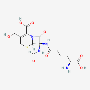 molecular formula C15H20N4O8S B1198997 Chitinovorin C CAS No. 95230-98-1