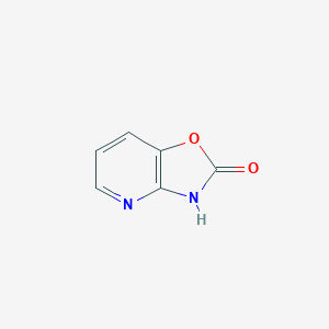 molecular formula C6H4N2O2 B119900 oxazolo[4,5-b]pyridin-2(3H)-one CAS No. 60832-72-6