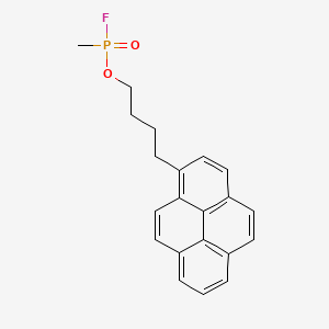 Methylphosphonofluoridic acid 4-(1-pyrenyl)butyl ester