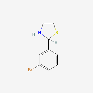 Thiazolidine, 2-(3-bromophenyl)-