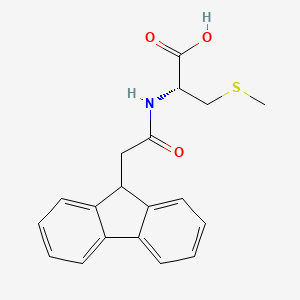 molecular formula C19H19NO3S B1199006 N-(9H-Fluoren-9-ylacetyl)-S-methylcysteine CAS No. 85369-28-4