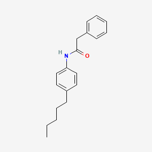 molecular formula C19H23NO B11990067 N-(4-pentylphenyl)-2-phenylacetamide 