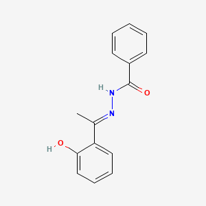molecular formula C15H14N2O2 B11990082 N'-[(E)-1-(2-hydroxyphenyl)ethylidene]benzohydrazide 
