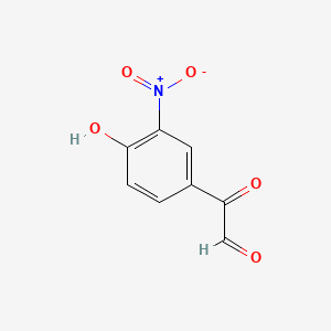 molecular formula C8H5NO5 B1199011 4-Hydroxy-3-nitrophenylglyoxal CAS No. 71222-21-4