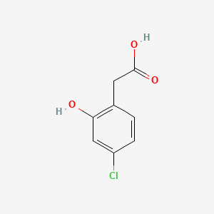 molecular formula C8H7ClO3 B1199019 4-Chloro-2-hydroxyphenylacetic acid CAS No. 82085-61-8