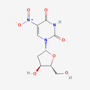molecular formula C9H11N3O7 B1199023 5-Nitro-2'-deoxyuridine CAS No. 3106-01-2