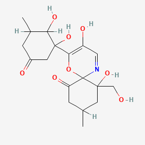 molecular formula C18H25NO8 B1199028 Leucogenenol 