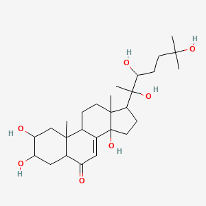 2,3,14,20,22,25-Hexahydroxycholest-7-en-6-one