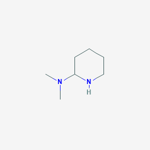 molecular formula C7H16N2 B119905 N,N-dimethylpiperidin-2-amine CAS No. 155430-14-1