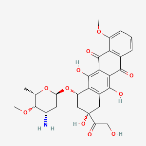 molecular formula C28H31NO11 B1199052 4'-O-Methyldoxorubicin CAS No. 77121-90-5