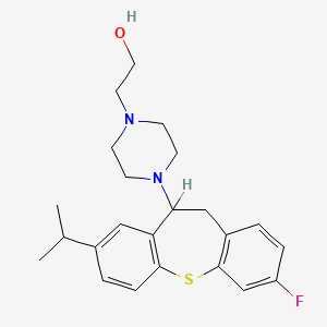 molecular formula C23H29FN2OS B1199062 Isofloxythepin CAS No. 70931-18-9