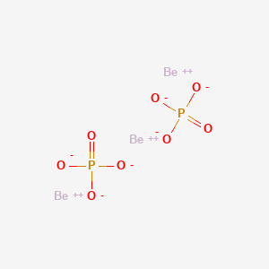 molecular formula Be3O8P2 B1199065 triberyllium;diphosphate CAS No. 13598-26-0