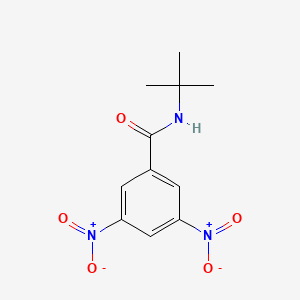 molecular formula C11H13N3O5 B11990661 N-tert-butyl-3,5-dinitrobenzamide 