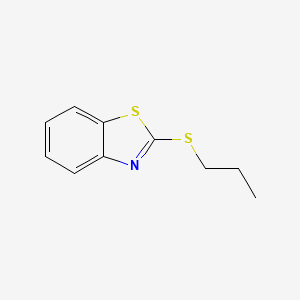 molecular formula C10H11NS2 B11990684 2-(Propylthio)benzothiazole CAS No. 27410-43-1