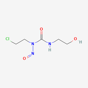 molecular formula C5H10ClN3O3 B1199077 Elmustine CAS No. 60784-46-5