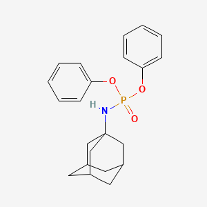 molecular formula C22H26NO3P B1199085 Diphenyl N-1-adamantylphosphoramidate CAS No. 49802-24-6