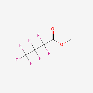 molecular formula C5H3F7O2 B1199088 七氟丁酸甲酯 CAS No. 356-24-1