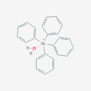 molecular formula C24H21OSb B011991 Hydroxytetraphenylantimony CAS No. 19638-16-5