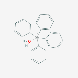molecular formula C24H22OSb B011991 Hydroxytetraphenylantimony CAS No. 19638-16-5