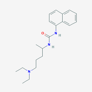 molecular formula C20H29N3O B11991079 1-(4-Diethylamino-1-methyl-butyl)-3-naphthalen-1-YL-urea 