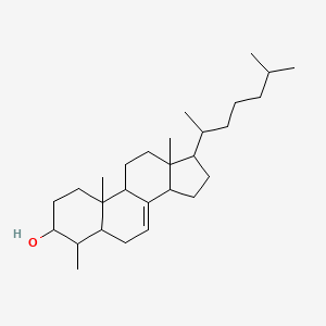 Cholest-7-en-3-ol, 4-methyl-, (3beta,4alpha,5alpha)-