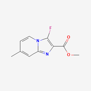 Methyl 3-fluoro-7-methylimidazo[1,2-a]pyridine-2-carboxylate