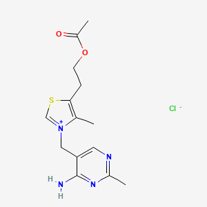 molecular formula C14H19ClN4O2S B1199129 乙酰硫胺 CAS No. 3419-28-1