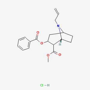 molecular formula C19H24ClNO4 B1199133 N-Allylnorcocaine hydrochloride CAS No. 69610-27-1