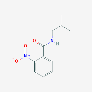 molecular formula C11H14N2O3 B11991343 Benzamide, N-(2-methylpropyl)-2-nitro- CAS No. 88358-27-4