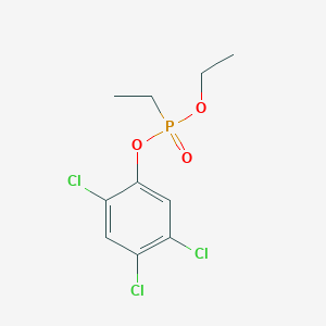 Phosphonic acid, ethyl-, ethyl 2,4,5-trichlorophenyl ester