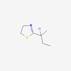 molecular formula C7H13NS B1199143 2-(sec-Butyl)-4,5-dihydrothiazole CAS No. 56367-27-2