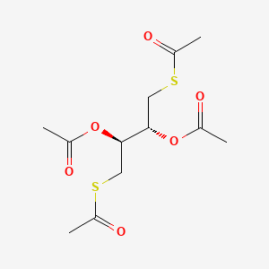 molecular formula C12H18O6S2 B1199144 Dithiothreitol tetraacetate CAS No. 37180-63-5