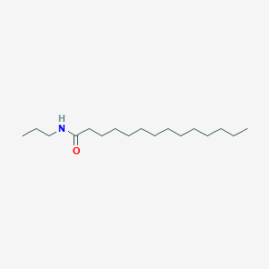 molecular formula C17H35NO B11991487 N-propyltetradecanamide CAS No. 147642-79-3