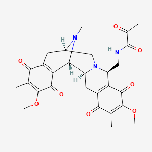 molecular formula C28H31N3O8 B1199158 Saframycin B CAS No. 66082-28-8