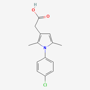 molecular formula C14H14ClNO2 B1199166 氯吡格雷 CAS No. 42779-82-8