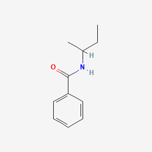 molecular formula C11H15NO B11991763 Benzamide, N-(1-methylpropyl)- CAS No. 879-71-0