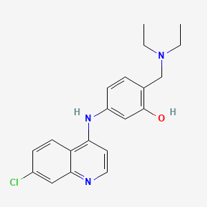 molecular formula C20H22ClN3O B1199177 Isoquine 